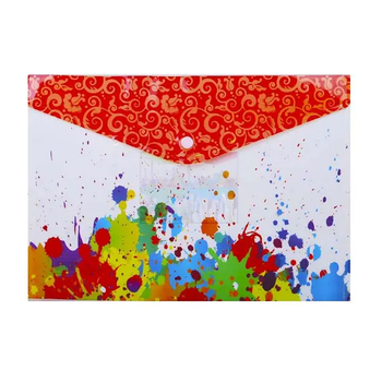 Папка-конверт с кнопкой Палитра 18S, 33.5x23 см, 12 шт. в упаковке