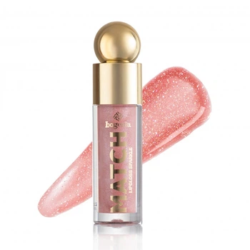 Блеск для губ Bogenia Match Lipgloss Sparkle BG712, 004 Светло-розовый, 4.6 мл