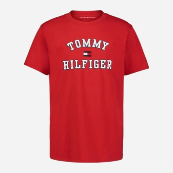 Детская футболка для мальчика Tommy Hilfiger 891187967 122 см Красная (1159842755)