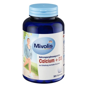 Биологически активная добавка Mivolis Calcium+D3, 300 шт, от DM