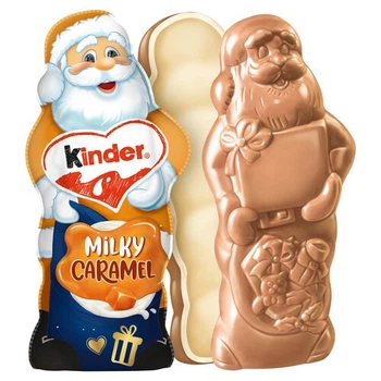 Шоколадний Санта Kinder Milky Caramel Santa Figure 110 г