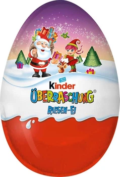 Шоколадне яйце Kinder XXL Überraschung Riesen Classic-Ei 220 г