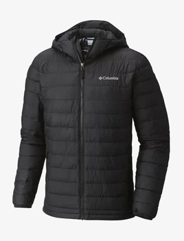 Куртка утеплена чоловіча Columbia Powder Lite™ II Hooded Jacket М чорна