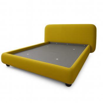 Ліжко Віола 160х200 см Allure Premium Yellow з підйомним механізмом