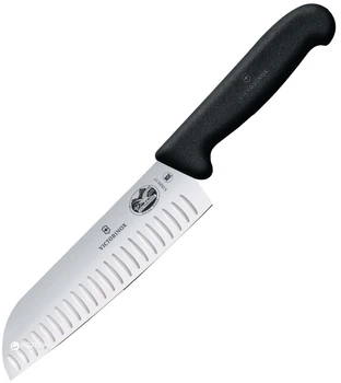 Професійний ніж Victorinox Fibrox Santoku 170 мм Black (5.2523.17)
