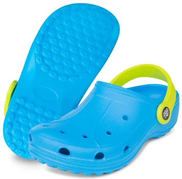 Кроксы Aqua Speed LIMA 9960 голубой, желтый детские 34 (555-02)