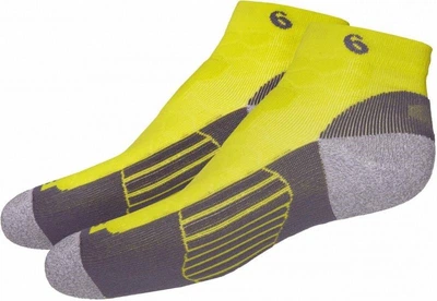 Носки Asics ROAD QUARTER желтый, серый унисекс 35-38 (150224-0486)