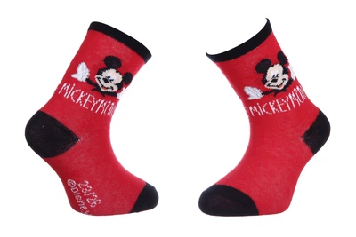 Шкарпетки MICKEY BRAS OUVERT червоний дитячі 23-26 арт 43891247-8 (43891247-8)