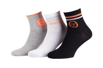 Носки Sergio Tacchini 3-pack черный, оранжевый, белый женские 36-39 (13890462-2)
