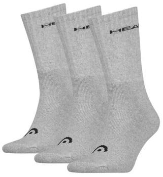 Носки Head ELEMENTS ALL SPORTS CREW 3P серый мужской 39-42 (701229008-004)