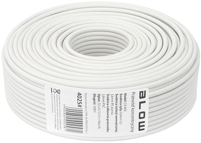 Кабель коаксіальний Blow CX-600 100 м White (5900804002581)