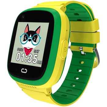 Smartwatch dla dzieci Canyon Sunny KW-48 Wideo 4G GPS Games&Music Green (CNE-KW48YG)