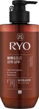 Шампунь для объема и укрепления корней волос Ryo Hair Strengthen & Volume Shampoo 480 мл (8809803590273)