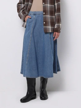 Спідниця джинсова міді осіння жіноча Colin's CL1076231DN44476 36 Pravy Wash (8684112858791)