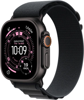 Smartwatch Apple Watch Ultra 3 GPS + Cellular 49mm Black Titanium Case with Black Alpine Loop M (APL_MF0V4)