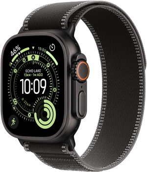 Smartwatch Apple Watch Ultra 3 GPS + Cellular 49mm Black Titanium Case with Black/Charcoal Trail Loop - M/L (APL_MF1H4)