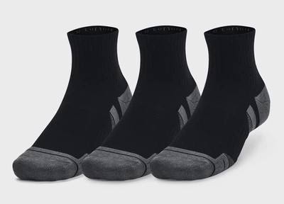 Носки UA Performance Cotton 3p Qtr черный унисекс XL (1379528-001)