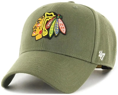 Кепка MVP 47 Brand CHICAGO BLACKHAWKS зеленый Унисекс One Size (MVPSP04WBP-SWB)