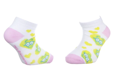 Шкарпетки MINNIE TETE MINION DANS COEUR білий, жовтий дитячі 27-30 арт 83890431-7 (83890431-7)