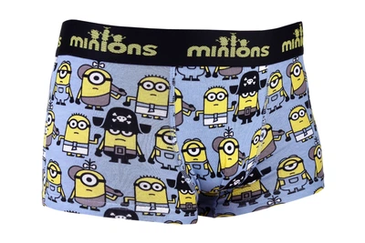 Труси-боксери MinionS NOIR - PIRATE PREHISTOIRE блакитний чоловічі 6-8 (30890253-3)