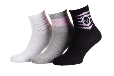 Носки Sergio Tacchini 3-pack белый, серый, черный унисекс 36-41 (13891762-1)