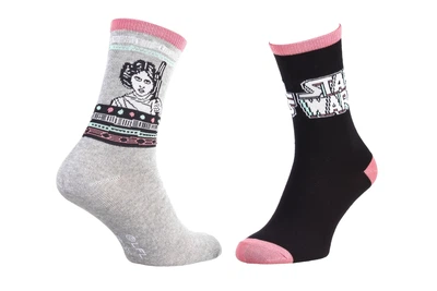 Носки Star Wars PRINCESSE LEIA 2P серый детские 35 - 41 (13896920-1)