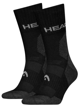 Шкарпетки Head HIKING ALL CLIMATES CREW 2P чорний чоловічі 43-46 (701229024-001)