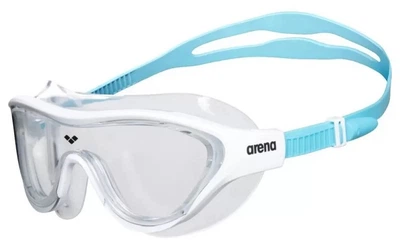 Очки для плавания Arena THE ONE MASK JR белый, бирюзовый детский OFSM (004309-202)