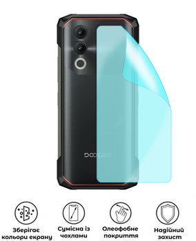 Захисна поліуретанова матова плівка Edge Armor на корпус смартфона Doogee Blade 20