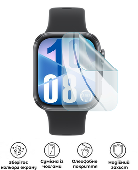 Защитная полиуретановая глянцевая пленка Extreme Armor на экран часов Huawei Watch Fit 4
