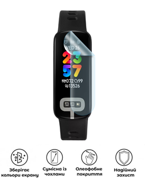 Защитная полиуретановая матовая пленка Simple Armor на экран часов Asus VivoWatch 6 Aero
