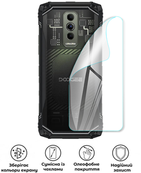 Защитная полиуретановая глянцевая пленка Simple Armor на корпус смартфона Doogee Blade 10 Ultra Energy