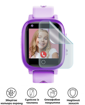 Захисна поліуретанова матова плівка Simple Armor на екран годинника Jetix T-Watch 2
