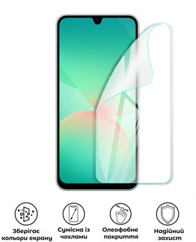 Захисна поліуретанова глянцева плівка Heavy Armor на екран смартфона Samsung Galaxy A26