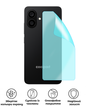 Защитная полиуретановая матовая пленка Medium Armor на корпус смартфона Coolpad Cool 40i