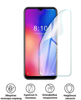 Защитная полиуретановая глянцевая пленка Heavy Armor на экран смартфона Coolpad Cool 10A