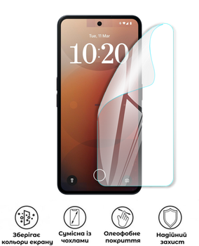 Захисна поліуретанова глянцева плівка Simple Armor на екран смартфона Nothing Phone 3a