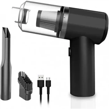 Автомобильный пылесос 2 in 1 Vacuum cleaner USB беспроводной мини пылесос для дома и авто с насадками