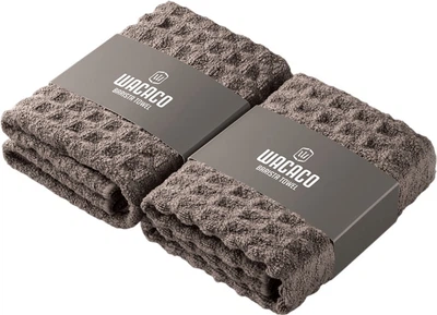 Набір 2 поліестерних рушників Wacaco кухонні 28х28 см Barista Towels Коричневі (WBT2)