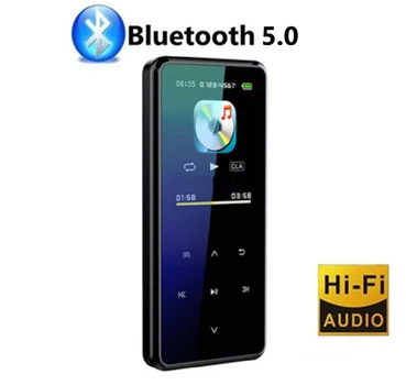 MP3 плеер Benjie M13 1.8" Bluetooth 5.0 Hi-Fi 16Gb металлический черный