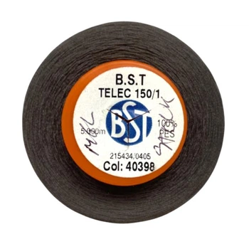 Нить для оверлока B.S.T TELEC 215434/0405-40398 5000м Серо-коричневый