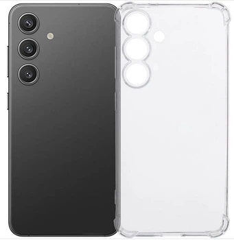 Чехол WXD на Samsung Galaxy S25 FE / чехол для смартфона с усиленными углами / прозрачный