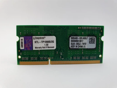 Оперативная память для ноутбука SODIMM Kingston DDR3 2Gb 1066MHz PC3-8500S (KTL-TP1066S/2G) 11990 Б/У