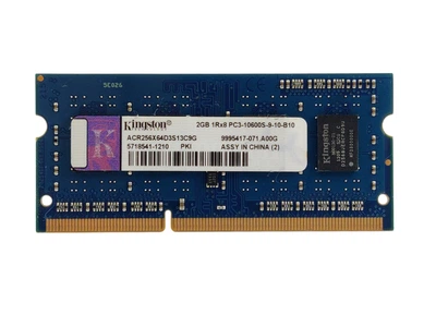 Оперативная память для ноутбука SODIMM Kingston DDR3 2Gb 1333MHz PC3-10600S (ACR256X64D3S13C9G) 14112 Б/У