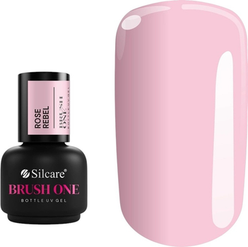 Żel budujący do paznokci Silcare Brush One Rose Rebel 15 g (5902560566611)