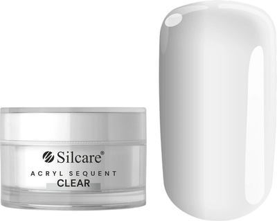 Proszek budujący do paznokci Silcare Akryl Sequent Clear 36 g (5902560550351)