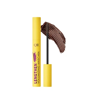 Коричневая тушь для удлинения и объема ресниц QIC Lengthen Volumizing Mascara
