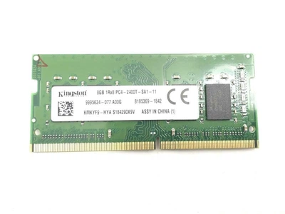 Оперативная память 8 ГБ, DDR4, для ноутбуков, Kingston (2400 МГц, 1.2 В, CL17, KMKYF9-MIB) Б/У