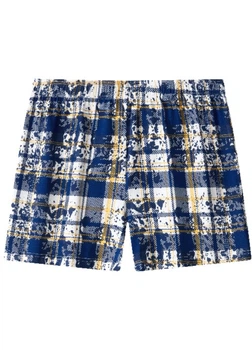 Мужские семейные трусы, клетка, синие - Классик Синий XL 3312