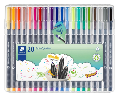 Zestaw cienkopisów Staedtler Triplus 20 szt (4007817334102)